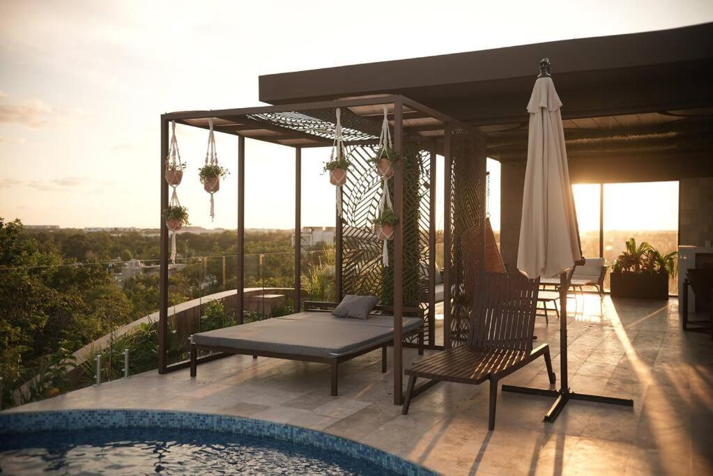 Ferienwohnung Noah Luxury Loft In Downtown Tulum Exterior foto