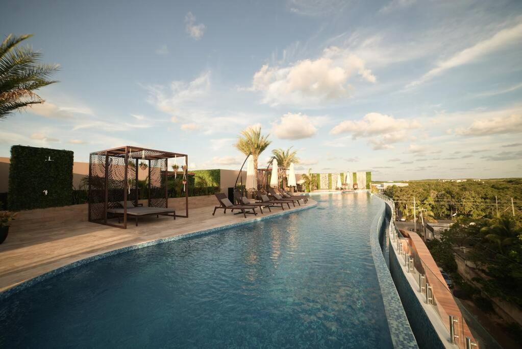 Ferienwohnung Noah Luxury Loft In Downtown Tulum Exterior foto
